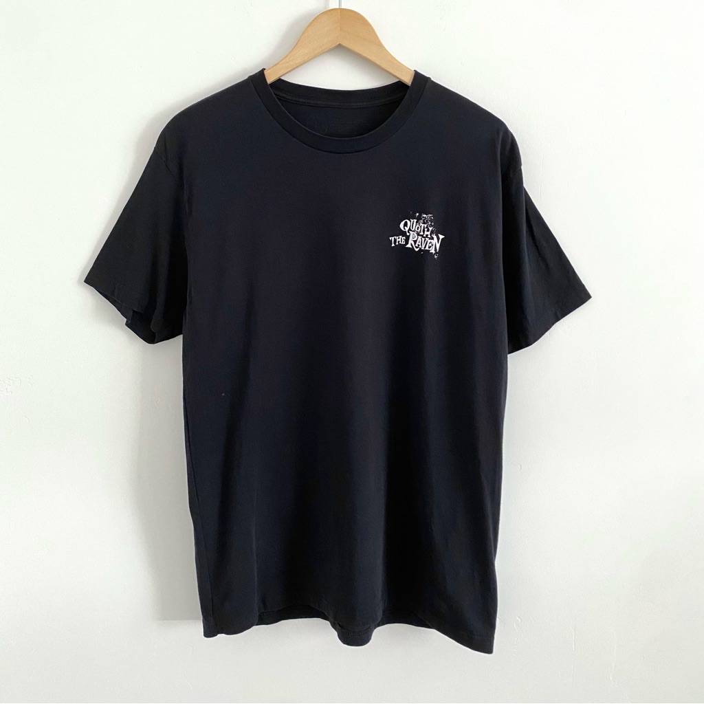 Edgar Allen Poe Nevermore Raven Graphic Tee